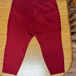 Torrid Men's Deep Red Chinos